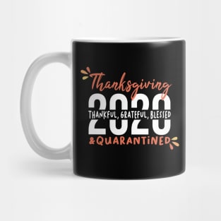 Funny Family Thanksgiving Gift, Funny Thanksgiving, Thanksgiving 2020, Thanksgiving Quarantined, Thankful Grateful Blessed Vintage Retro Mug